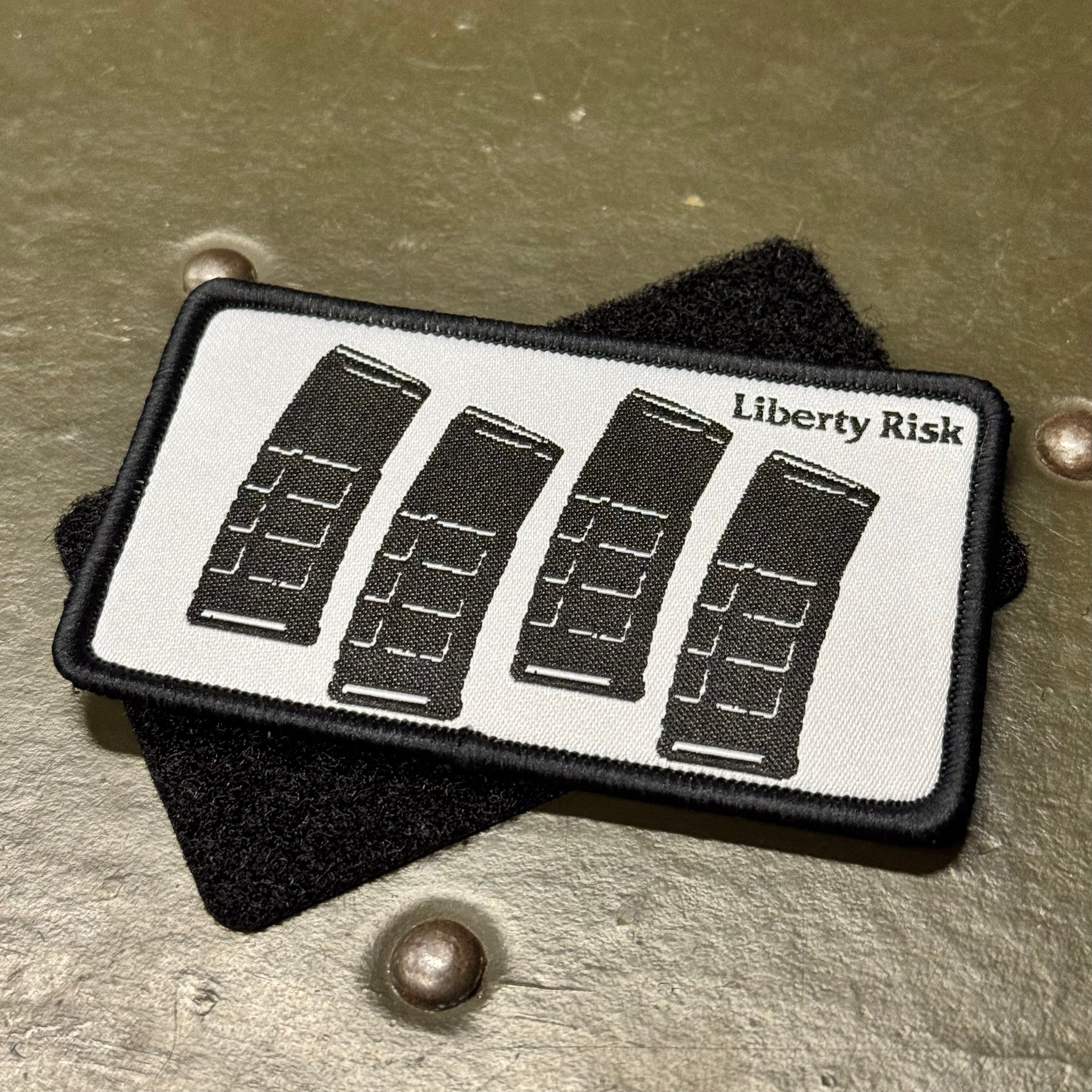 Black Mag Woven Patch