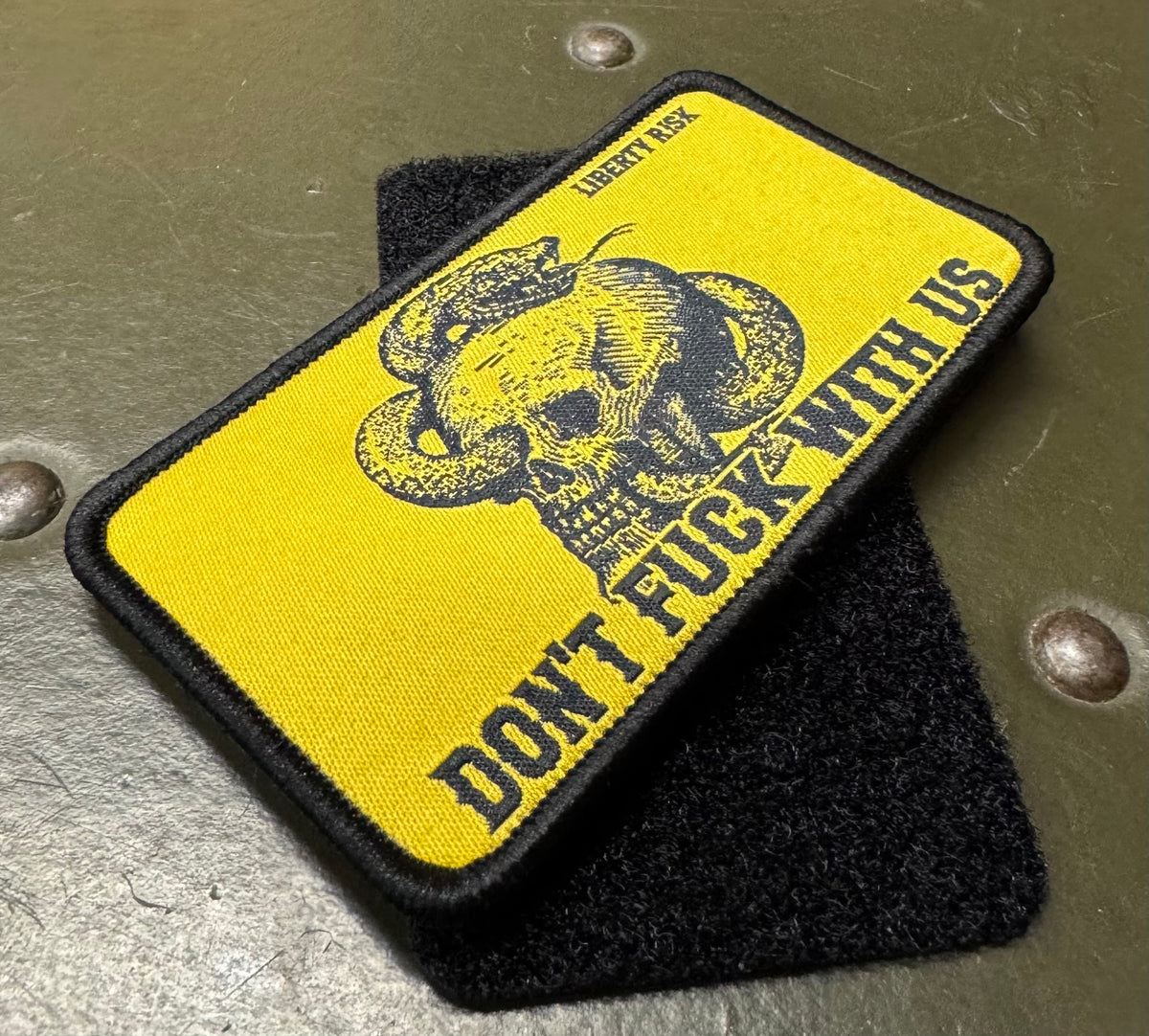 Don't F*ck With Us Woven Patch