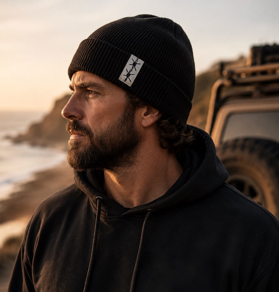 Barbed Beanie - Onyx