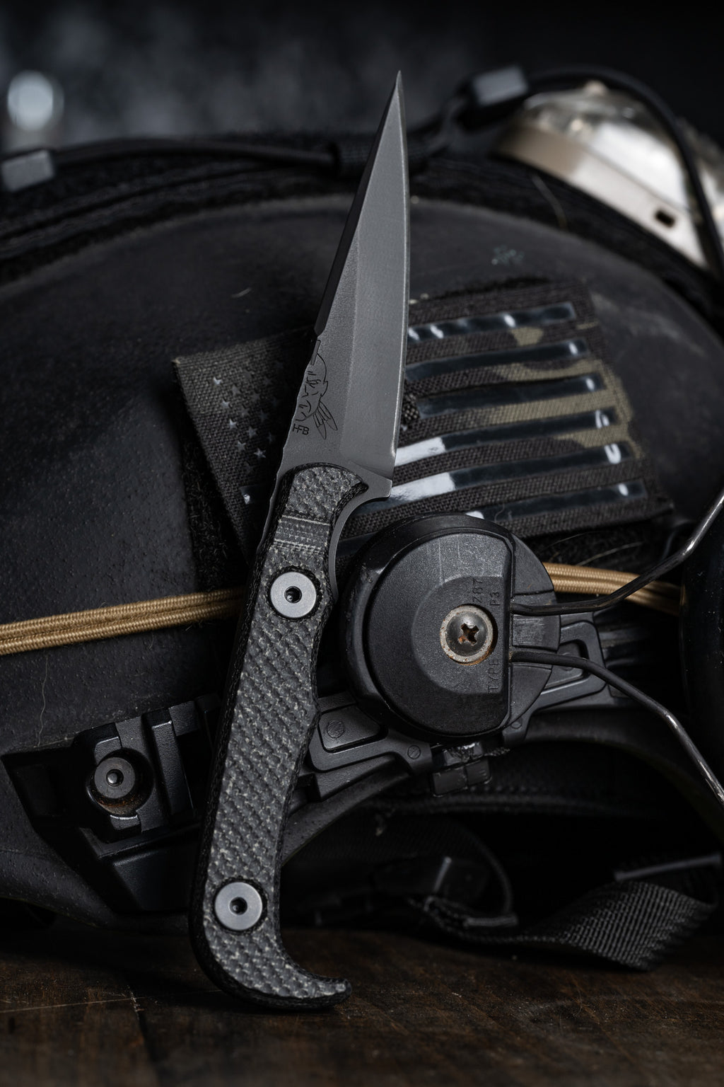 Liberty Risk x Half Face Blades | Slenderman Collab Knife