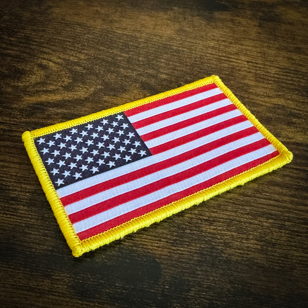 USA American Flag Woven Patch