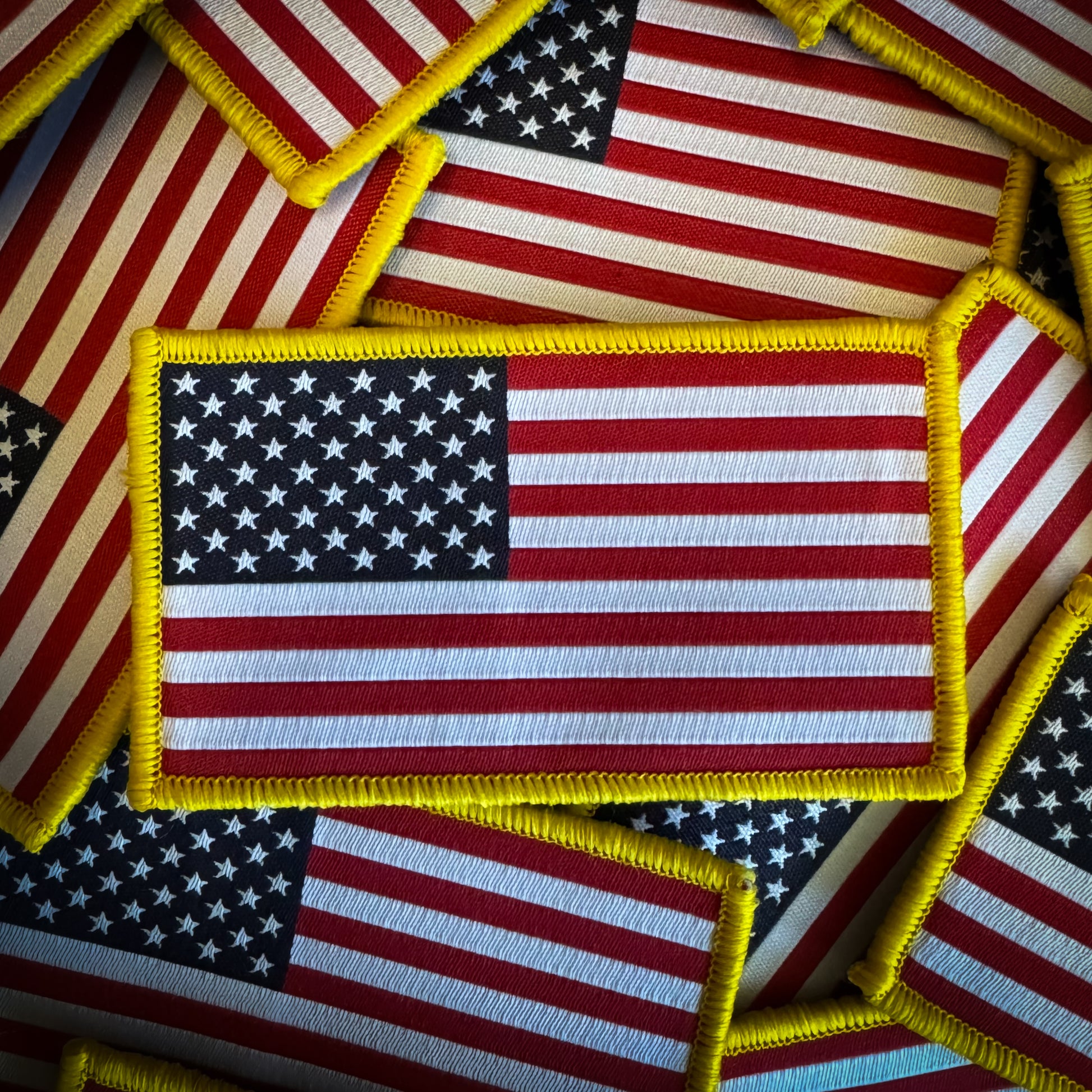 USA American Flag Woven Patch