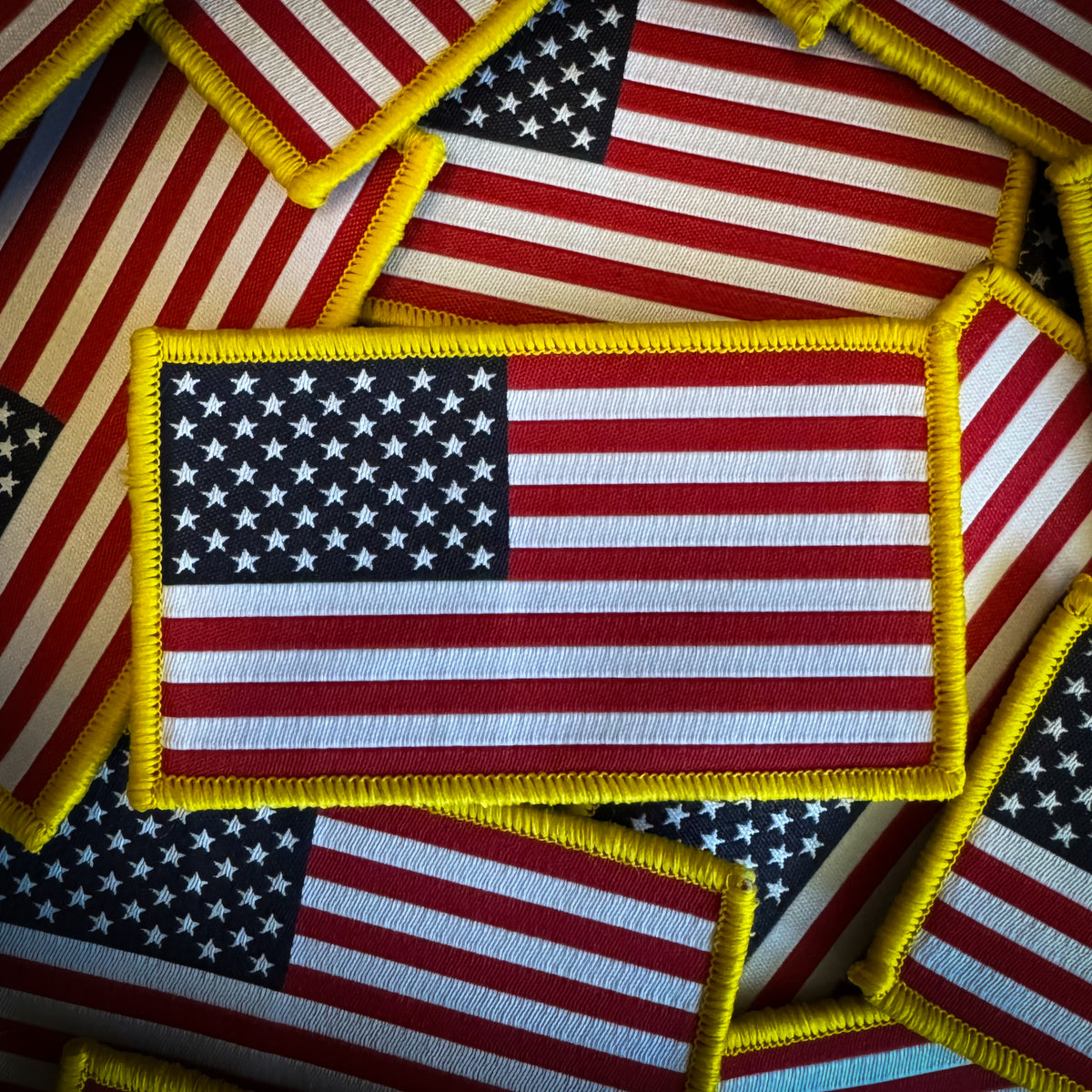 USA American Flag Woven Patch