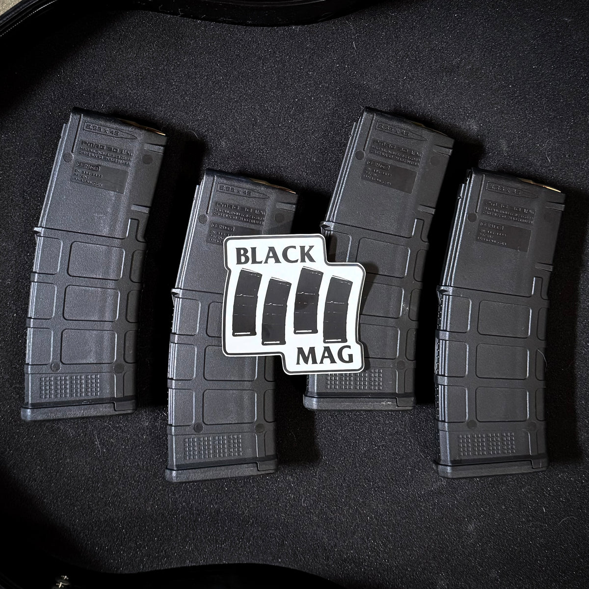 Black Mag Sticker