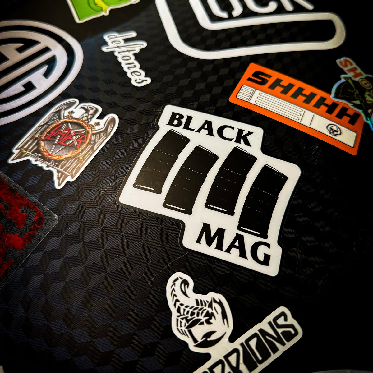Black Mag Sticker