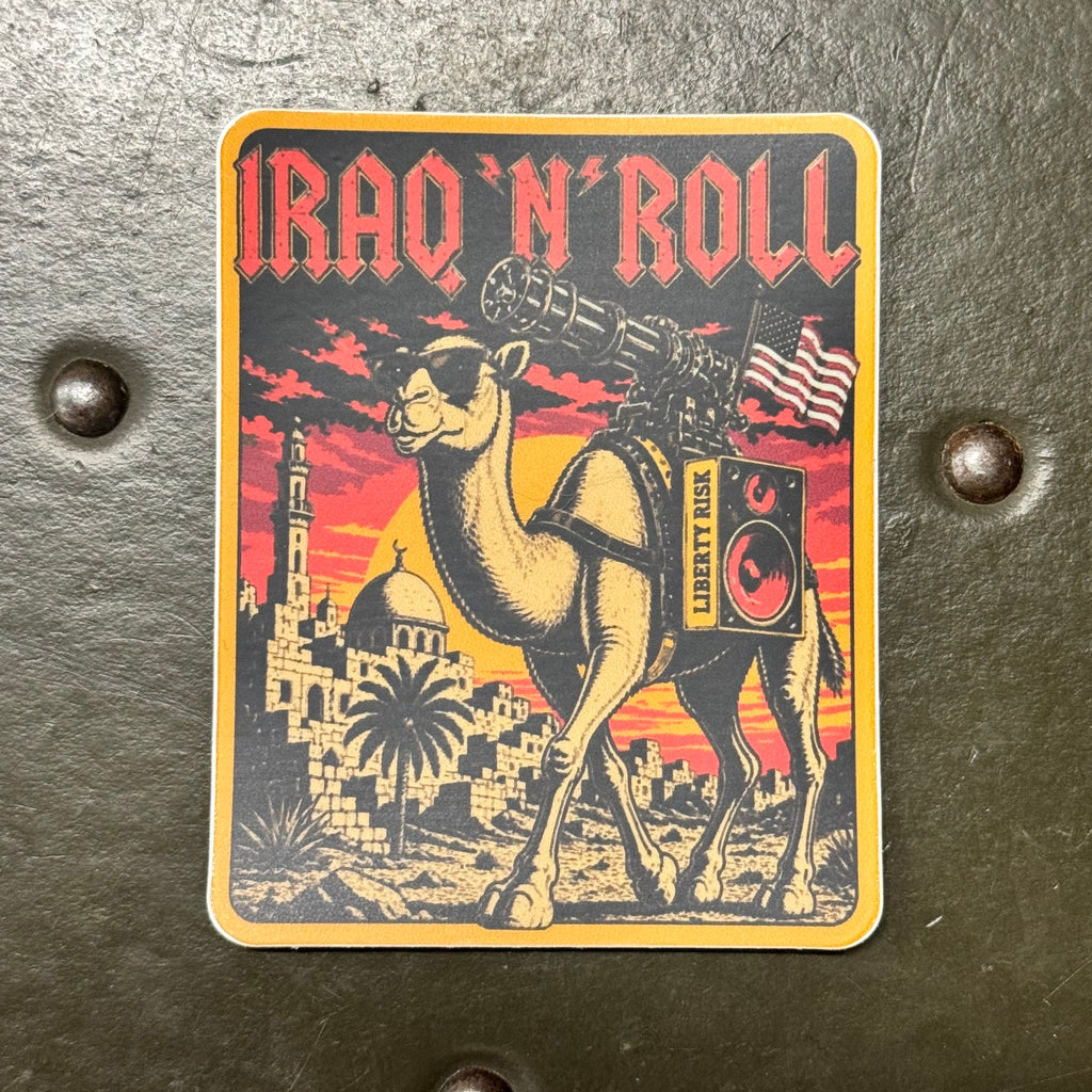 Iraq N Roll Sticker
