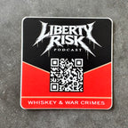 LR Podcast QR Code Sticker