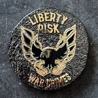 Whiskey & War Crimes Black & Gold Coin