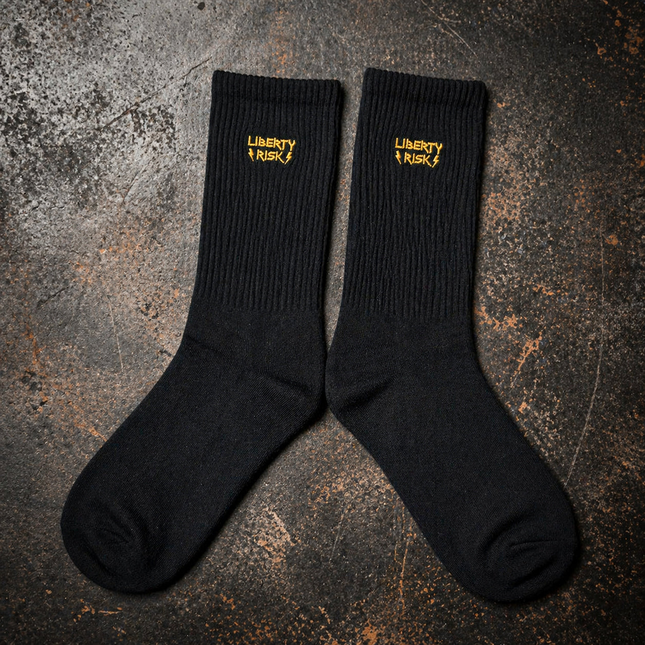 Back In Black Crew Socks - 1 Pair