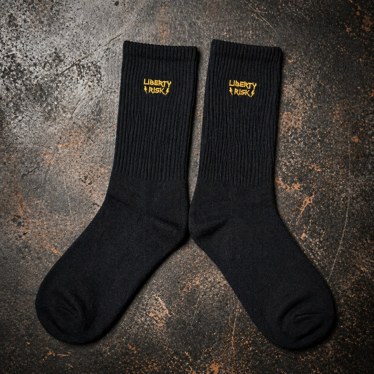 Back In Black Crew Socks - 1 Pair