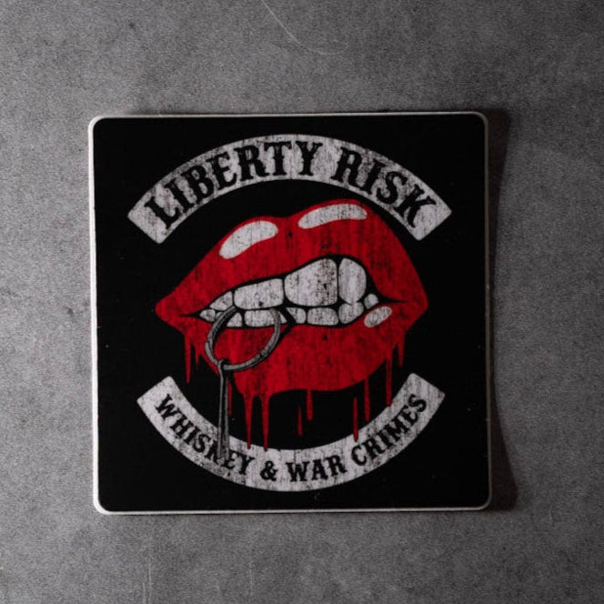 Lip Bomb Sticker