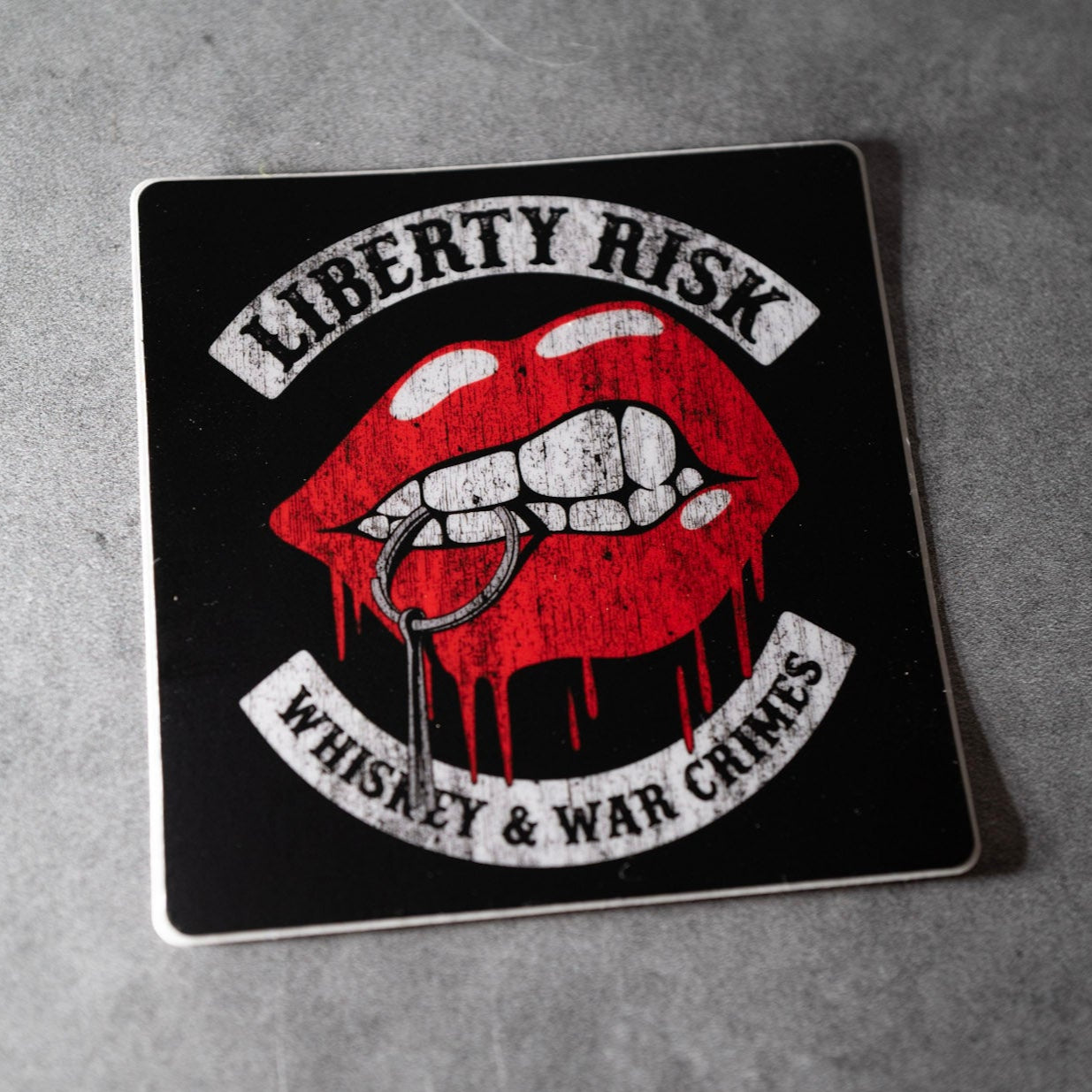 Lip Bomb Sticker