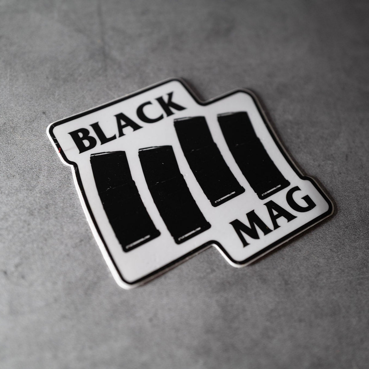Black Mag Sticker