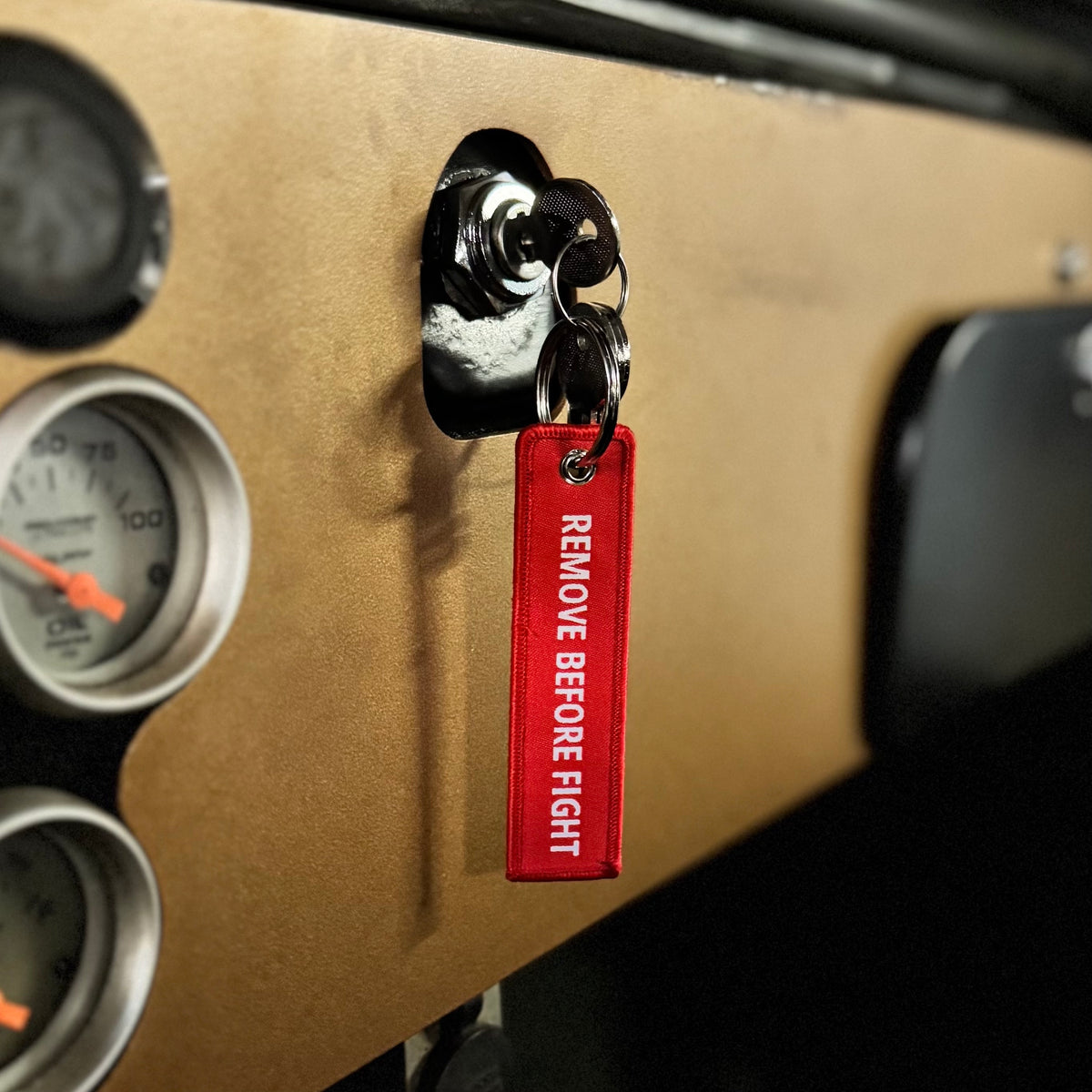 Remove Before Fight (RBF) Keychain