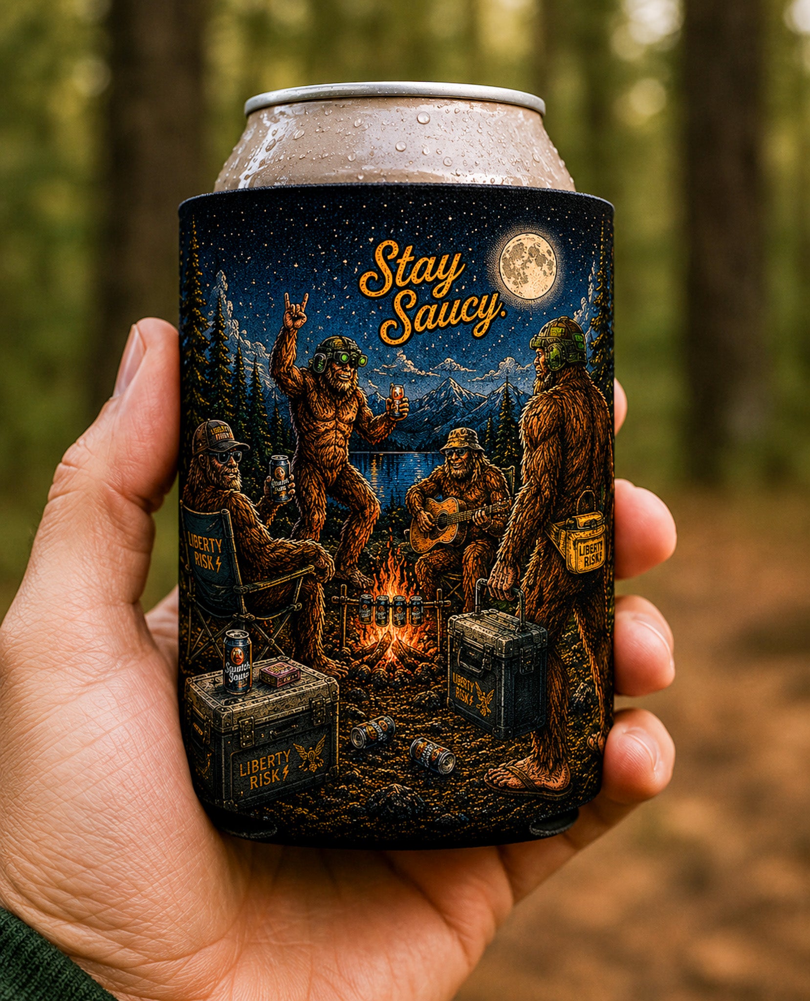 Bubblegum Sasquatch Drink Cooler
