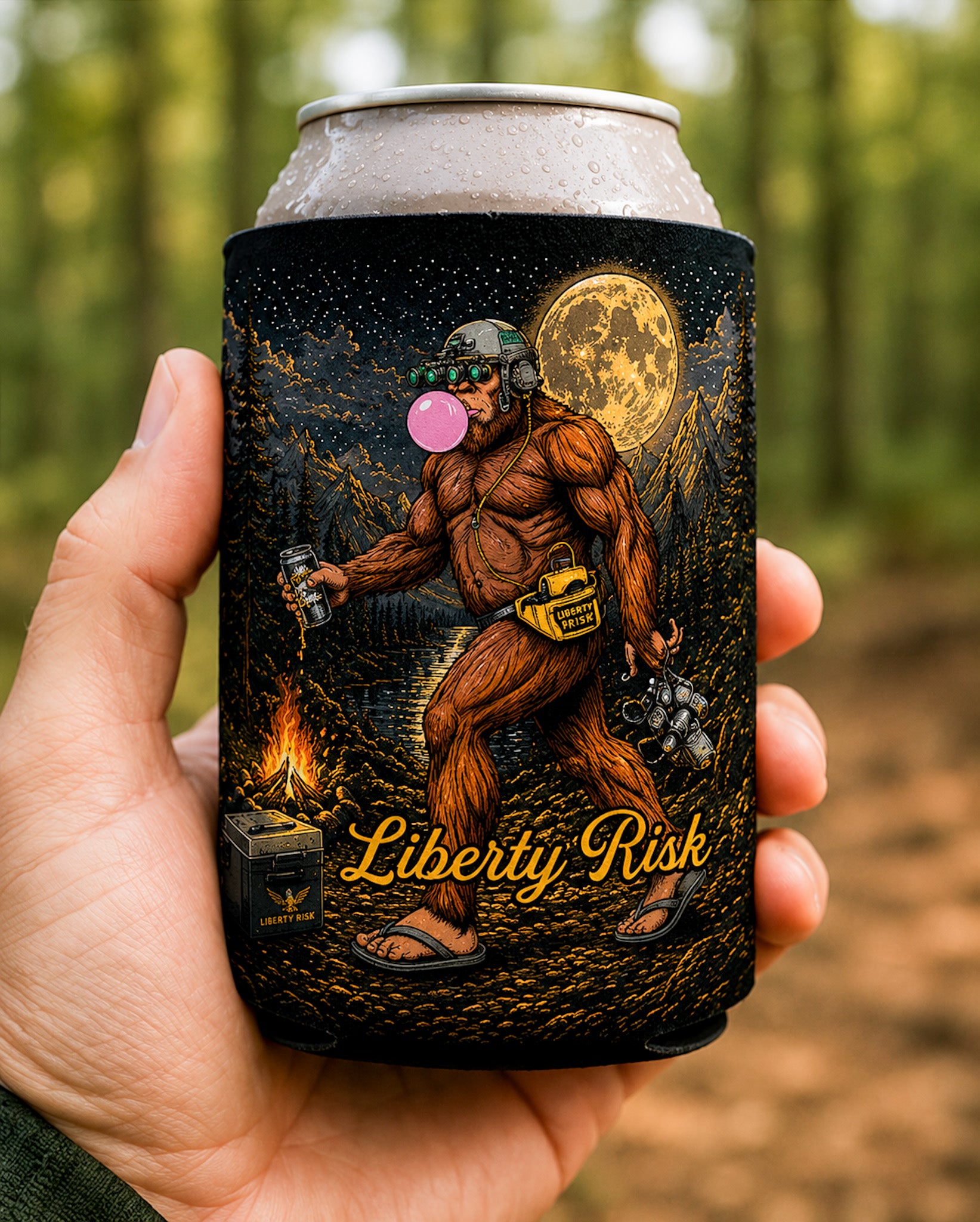 Bubblegum Sasquatch Drink Cooler