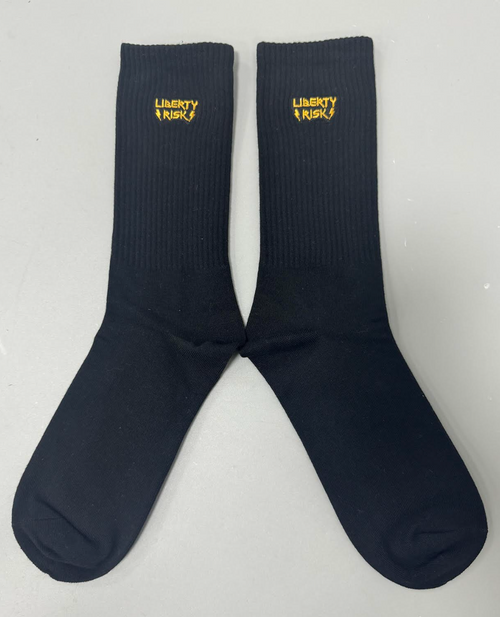 Back In Black Crew Socks - 1 Pair