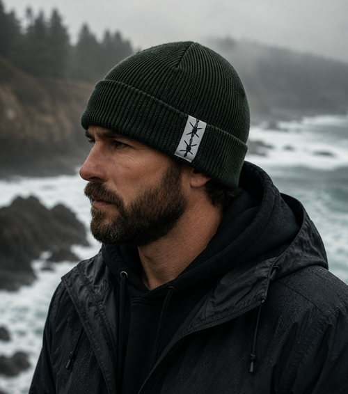 Barbed Beanie - Cypress