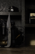Liberty Risk x Half Face Blades | Slenderman Collab Knife
