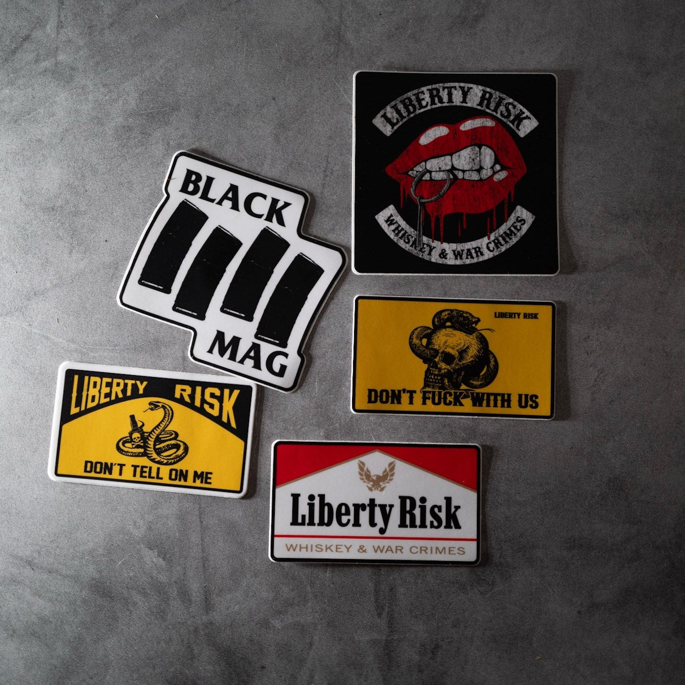 Liberty Risk Sticker Pack