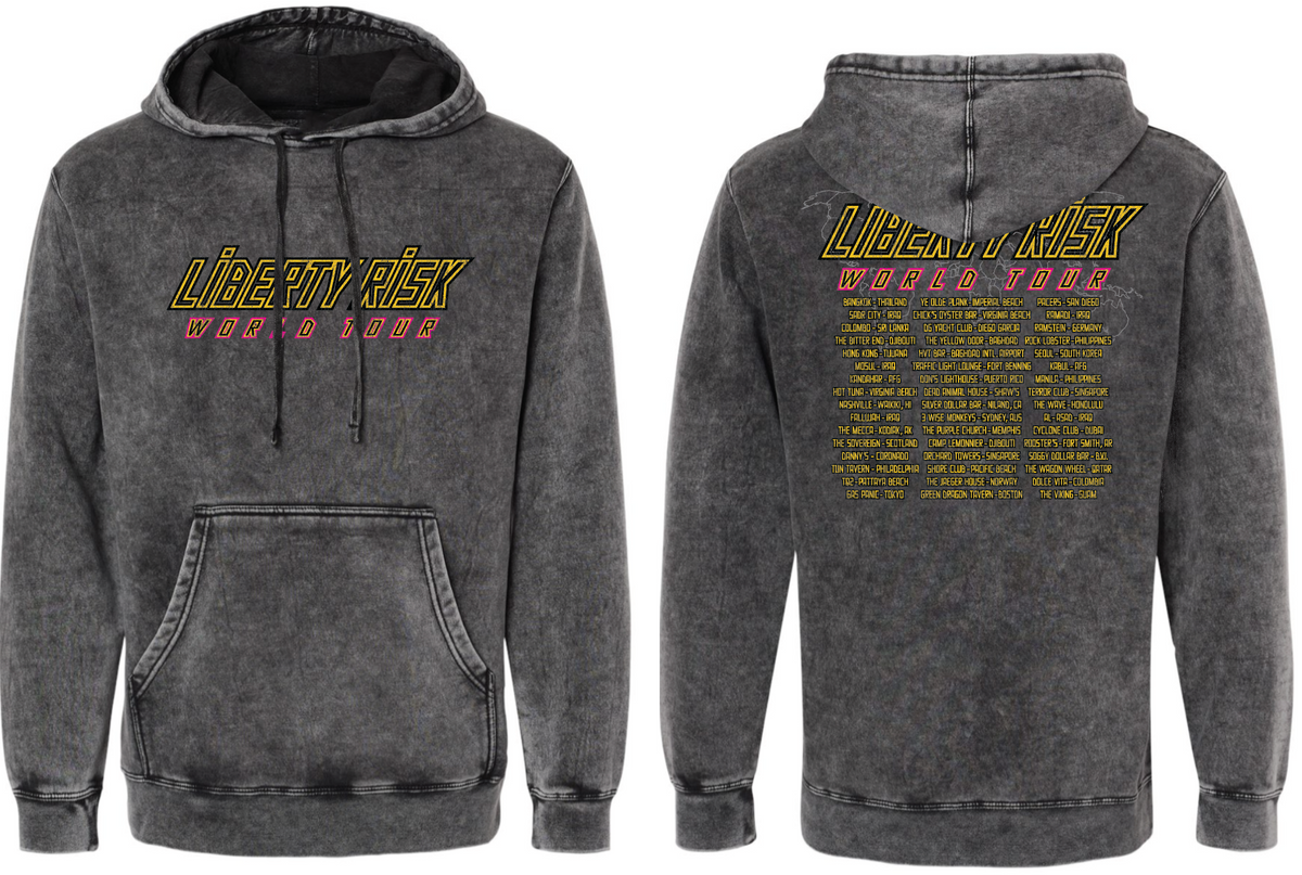 World Tour Hoodie - Mineral Washed