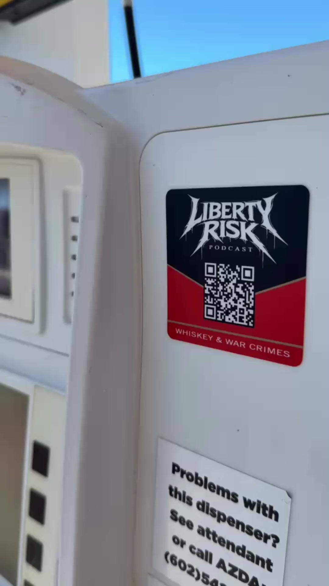 LR Podcast QR Code Sticker